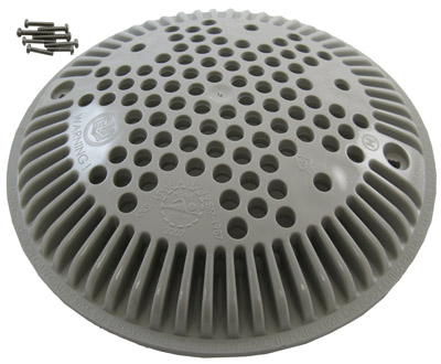 WGX1048EGR Cover Suction Outlet Grey - FITTINGS DRAINS & GRATE PARTS